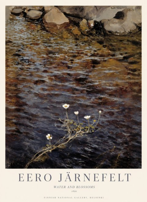 Eero Järnefelt Water and Blossoms No1 - Plakat