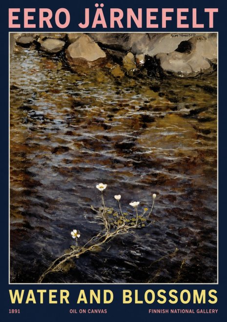 Eero Järnefelt Water and Blossoms No2 - Plakat