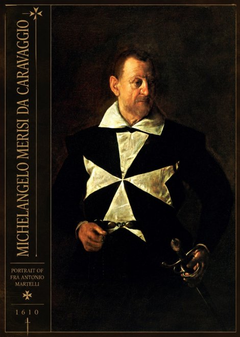 Michelangelo Merisi da Caravaggio Portrait of Fra Antonio Martelli No2 - Plakat