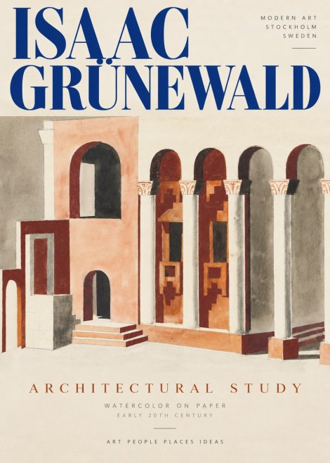 Isaac Grünewald Architectural Study I No6 - Plakat