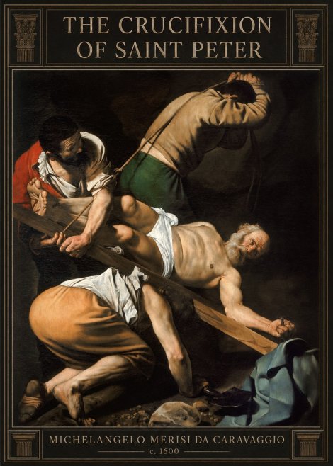 Michelangelo Merisi da Caravaggio The Crucifixion of Saint Peter IV No3 - Plakat