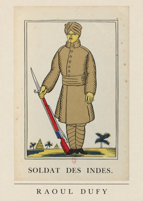 Raoul Dufy Soldat Des Indes. No6 - Plakat