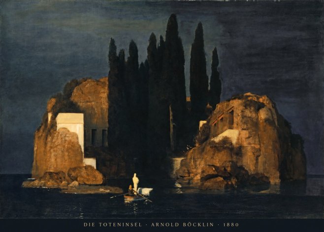 Arnold Böcklin Die Toteninsel VI No2 - Plakat
