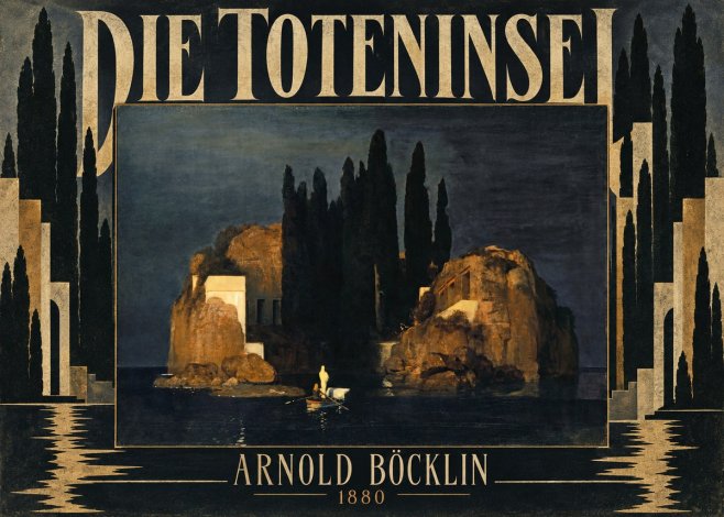 Arnold Böcklin Die Toteninsel VI No5 - Plakat