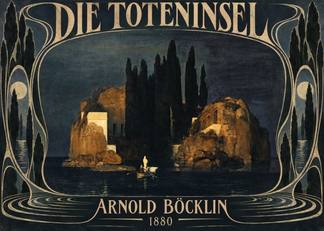 Arnold Böcklin Die Toteninsel VI No6 - Plakat