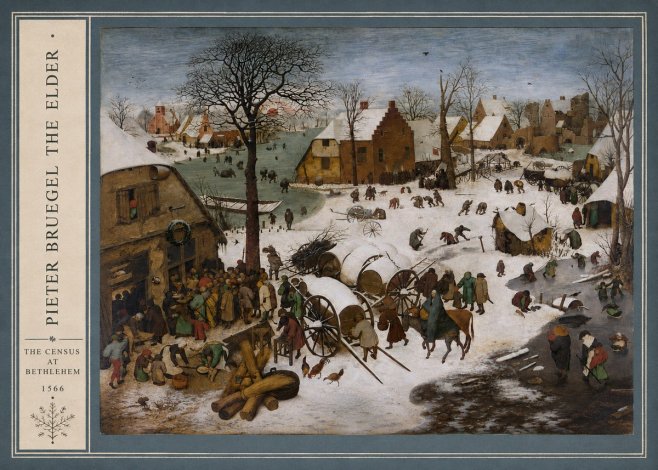Pieter Bruegel The Census at Bethlehem IV No2 - Plakat
