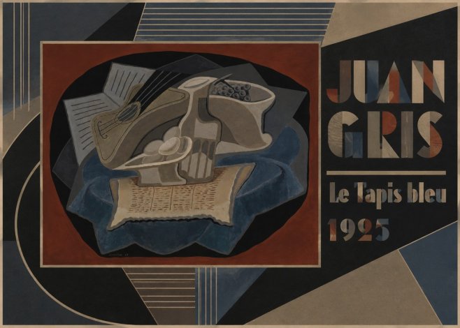 Juan Gris Le Tapis Bleu No6 - Plakat