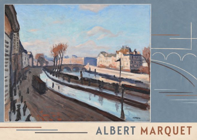 Albert Marquet Le Pont-neuf No4 - Plakat