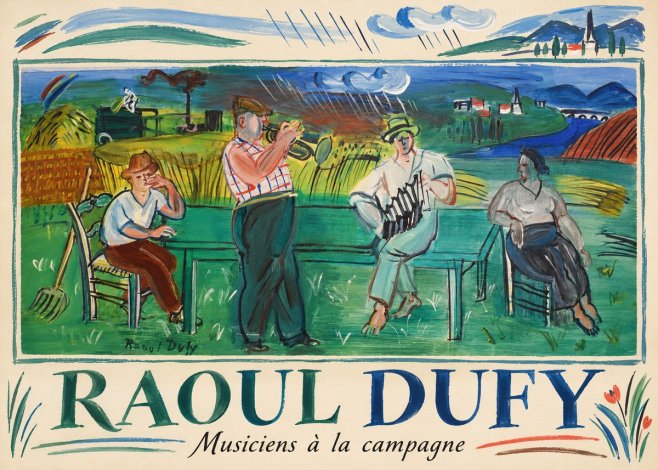 Raoul Dufy Musiciens À La Campagne No1 - Plakat