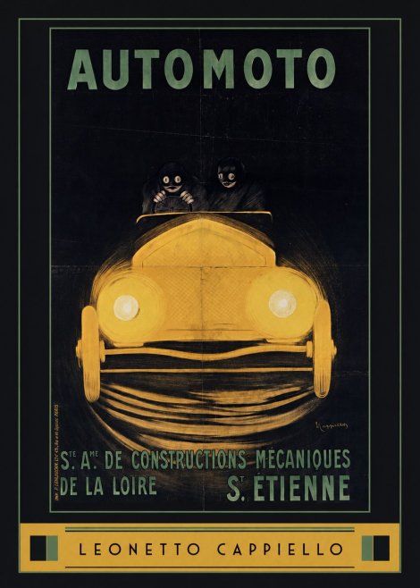 Leonetto Cappiello Automoto No6 - Plakat
