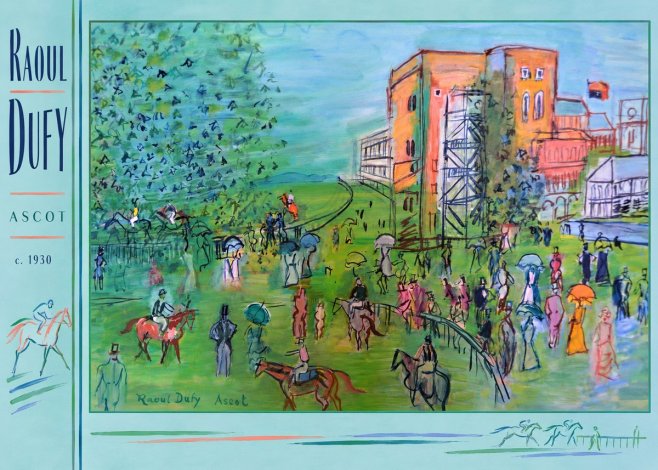 Raoul Dufy Ascot C. 1930 II No2 - Plakat