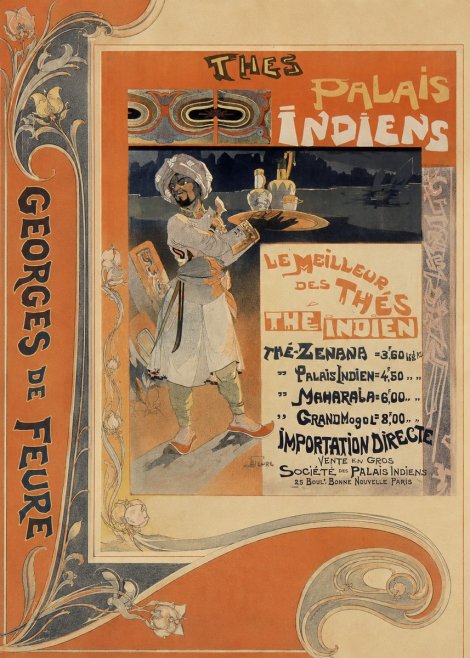 Georges de Feure Palais Indiens No2 - Plakat