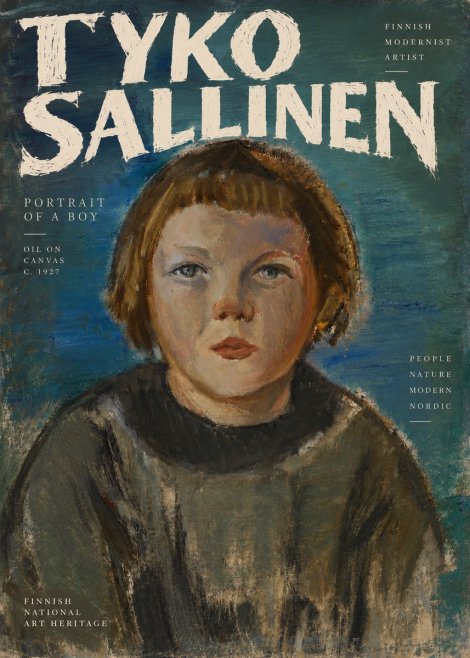 Tyko Sallinen Portrait of a Boy No2 - Plakat