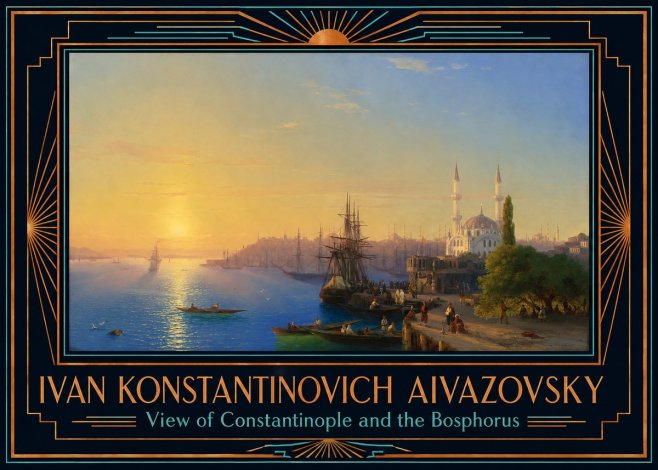 Ivan Konstantinovich Aivazovsky View of Constantinople and the Bosphorus No6 - Plakat