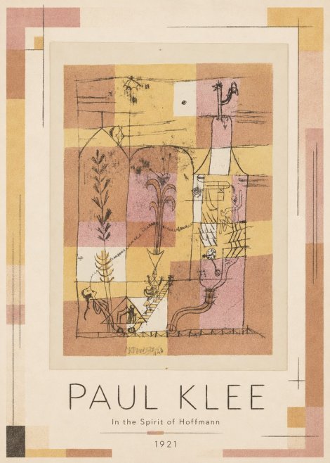 Paul Klee In the Spirit of Hoffmann No1 - Plakat