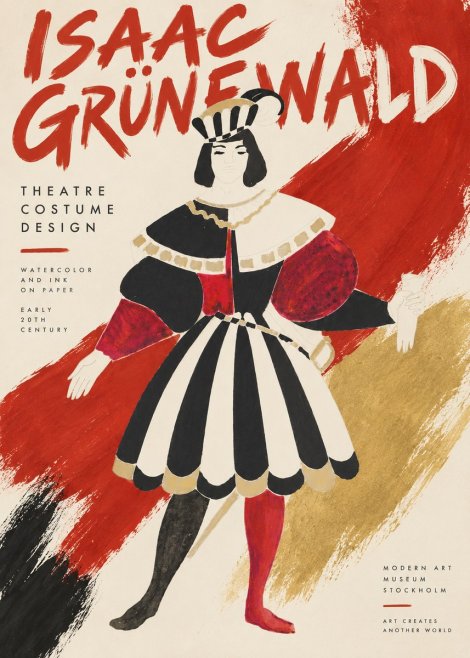 Isaac Grünewald Costume Design XI No3 - Plakat