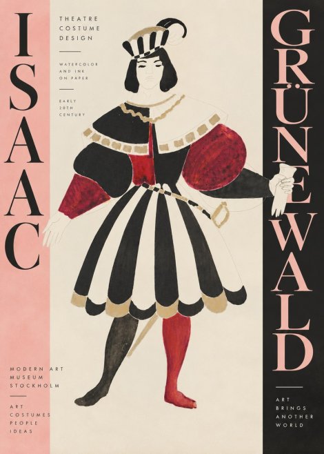 Isaac Grünewald Costume Design XI No4 - Plakat