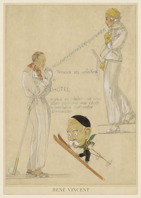 René Vincent Ttailleur-chemisier-couturier No3 - Plakat