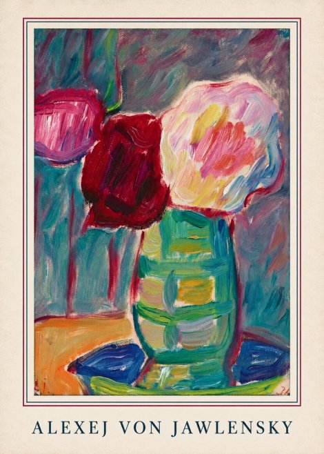 Alexej von Jawlensky Still Life with Flowers No4 - Plakat