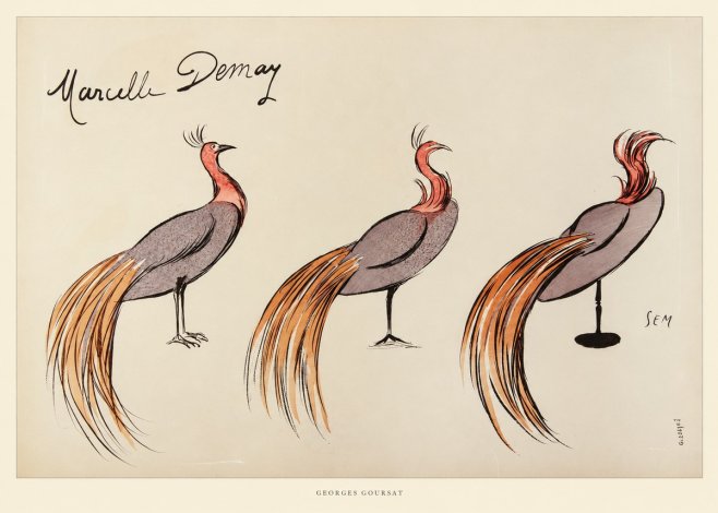 Georges Goursat Marcelle Demay No6 - Plakat