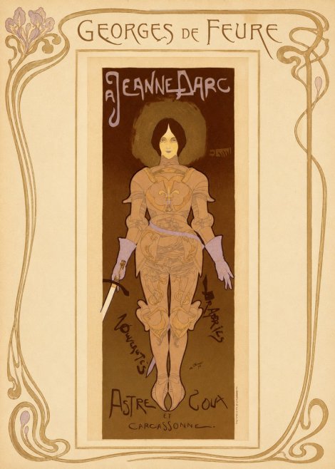 Georges de Feure Jeanne D'arc No1 - Plakat