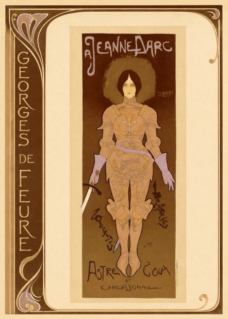 Georges de Feure Jeanne D'arc No2 - Plakat