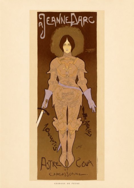 Georges de Feure Jeanne D'arc No6 - Plakat