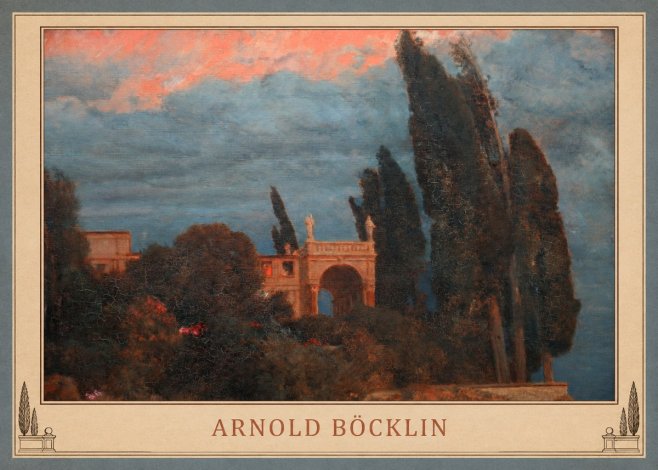 Arnold Böcklin Roman Villa No4 - Plakat