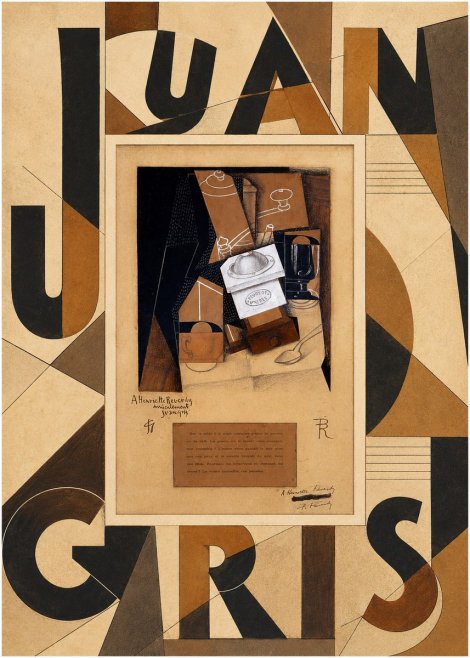 Juan Gris Still Life with Coffee Grinder II No5 - Plakat