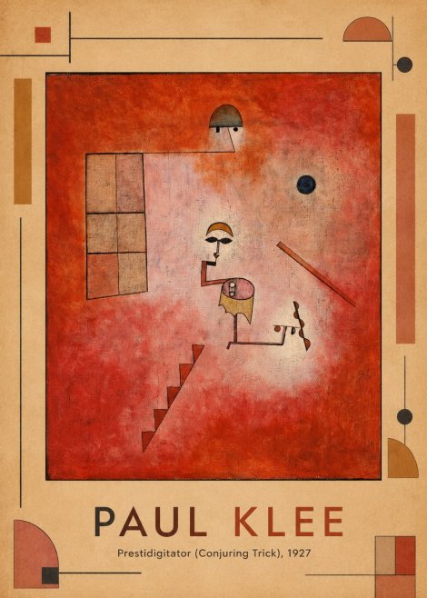 Paul Klee Prestidigitator (Conjuring Trick), 1927 No1 - Plakat