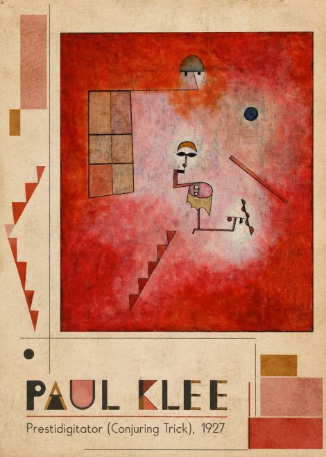 Paul Klee Prestidigitator (Conjuring Trick), 1927 No2 - Plakat