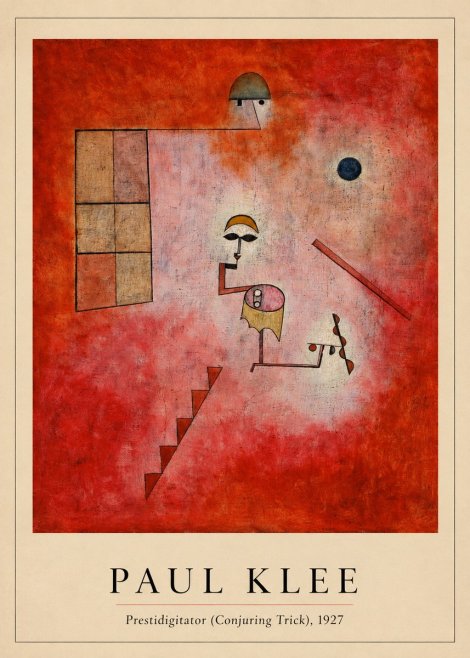 Paul Klee Prestidigitator (Conjuring Trick), 1927 No3 - Plakat