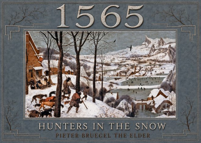 Pieter Bruegel Hunters in the Snow No6 - Plakat