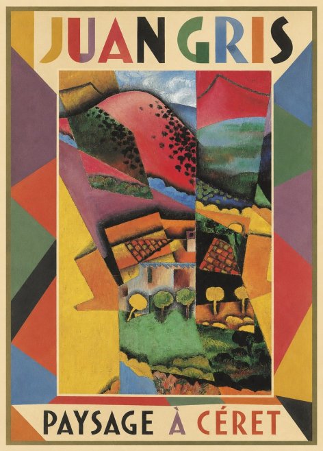 Juan Gris Paysage À Céret No1 - Plakat