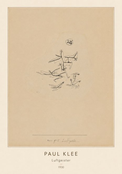 Paul Klee Luftgeister No3 - Plakat