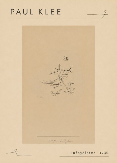 Paul Klee Luftgeister No6 - Plakat