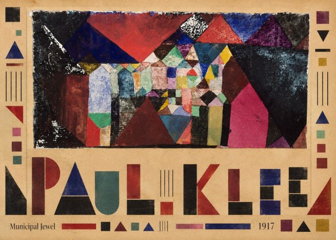 Paul Klee Municipal Jewel No5 - Plakat