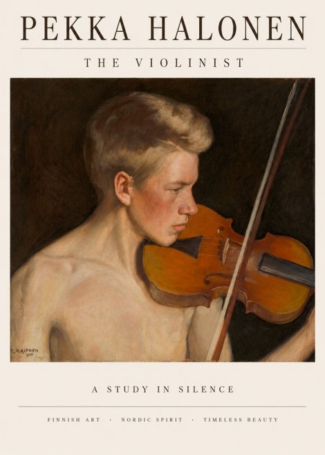 Pekka Halonen The Violinist No2 - Plakat