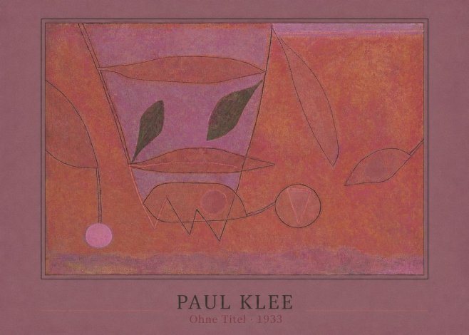 Paul Klee Ohne Titel II No3 - Plakat