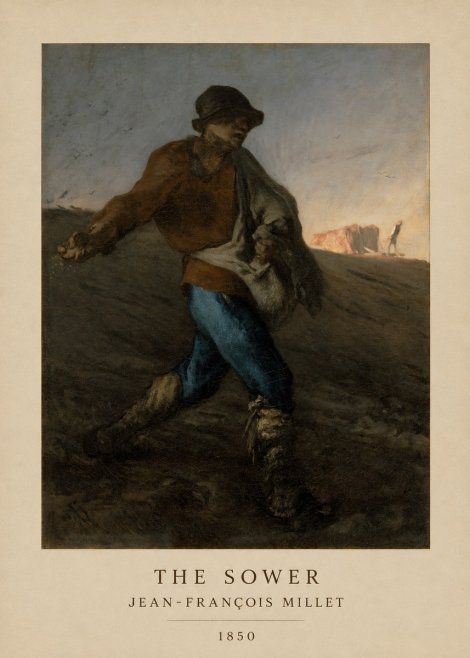Jean-François Millet The Sower II No6 - Plakat