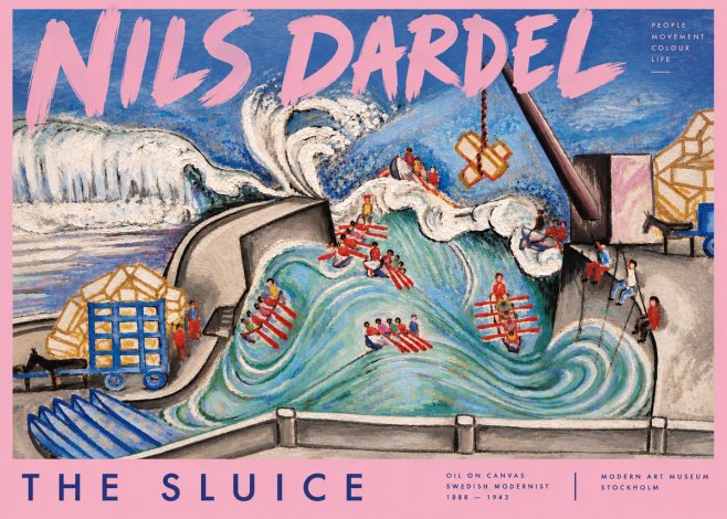 Nils Dardel The Sluice No4 - Plakat