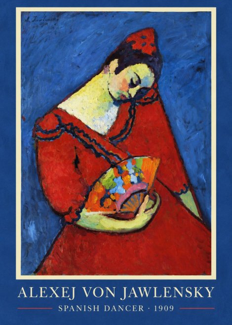 Alexej von Jawlensky Spanish Dancer No3 - Plakat