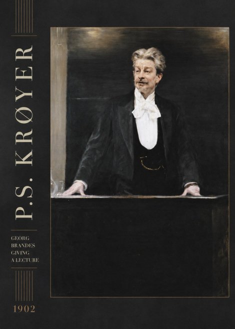 P.S. Krøyer Georg Brandes Giving a Lecture No2 - Plakat