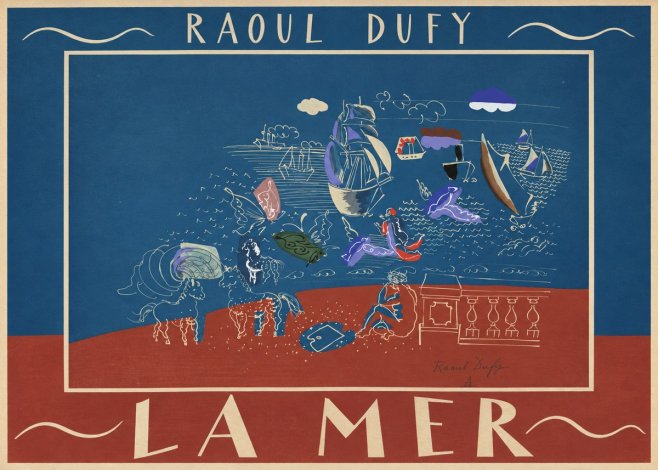 Raoul Dufy La Mer No3 - Plakat