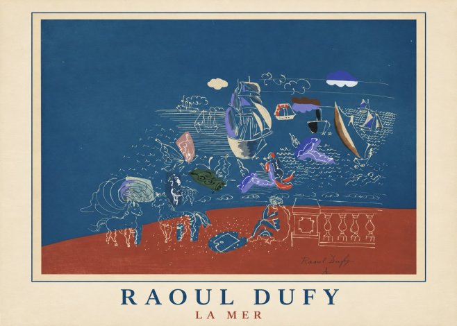 Raoul Dufy La Mer No4 - Plakat