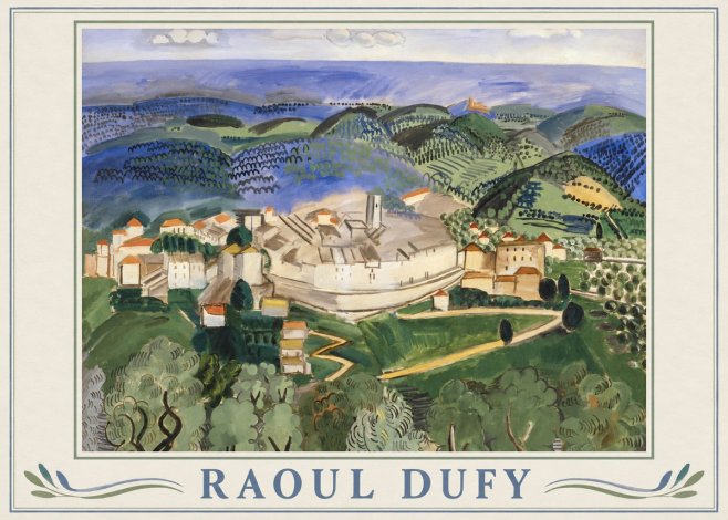 Raoul Dufy Vue De Vence No1 - Plakat