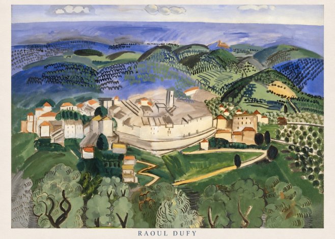 Raoul Dufy Vue De Vence No6 - Plakat