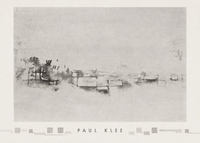 Paul Klee View of the Valley No3 - Plakat