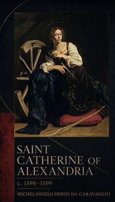 Michelangelo Merisi da Caravaggio Saint Catherine of Alexandria II No6 - Plakat