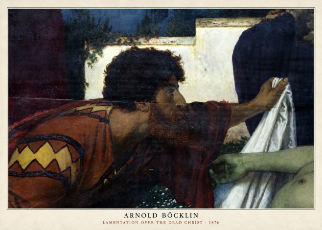 Arnold Böcklin Compianto Sul Cristo Morto No3 - Plakat